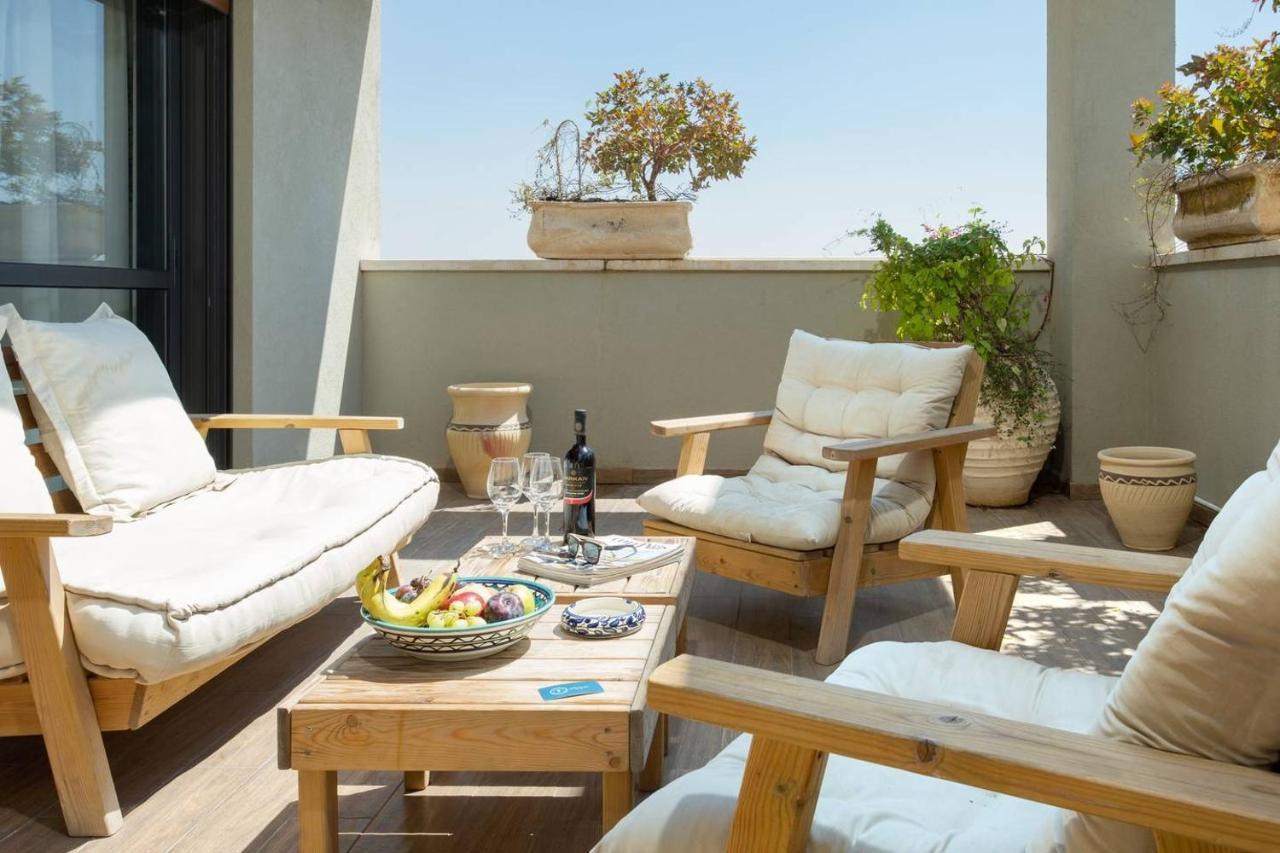 Sophisticated 3Br Penthouse In Jaffa'S Market 텔아비브 외부 사진